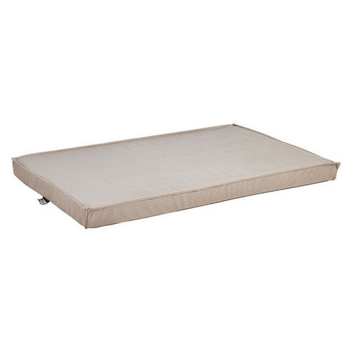 Bowsers MicroVelvet Cool Gel Memory Foam Mattress Crate Pad — Sandstone