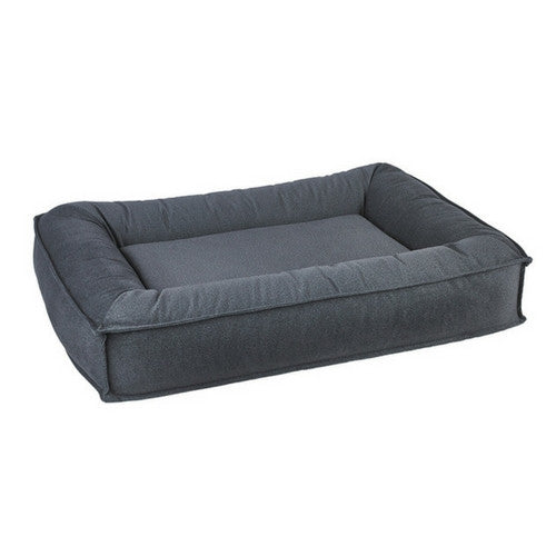 Bowsers Divine Futon Rectangular Bolstered Nesting Dog Bed — Flint