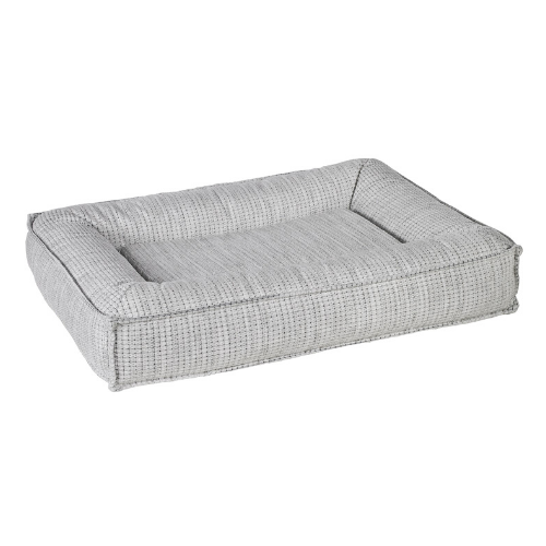 Bowsers Divine Futon Rectangular Bolstered Nesting Dog Bed — Glacier