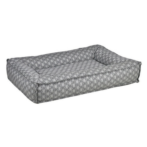 Bowsers Divine Futon Rectangular Bolstered Nest Dog Bed — Mercury