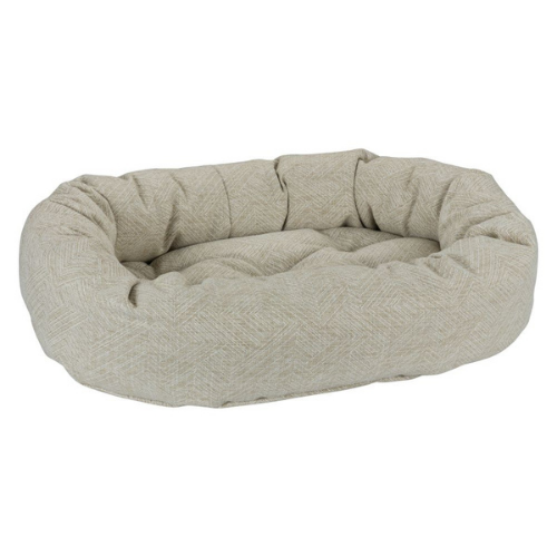 Bowsers Pet Micro Jacquard Donut Bolstered Nesting Dog Bed — Natura