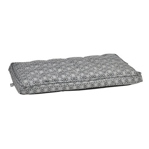 Bowsers Micro Jacquard Luxury Dog Crate Mattress Pad — Mercury