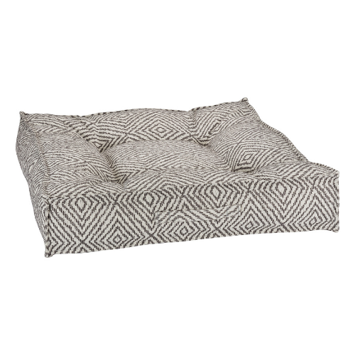 Bowsers Jacquard Tufted Square Piazza Nesting Dog Bed — Diamondback