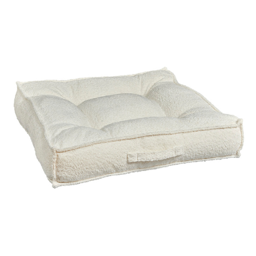 Bowsers Pet Tufted Square Piazza Nesting Dog Bed — Milkshake