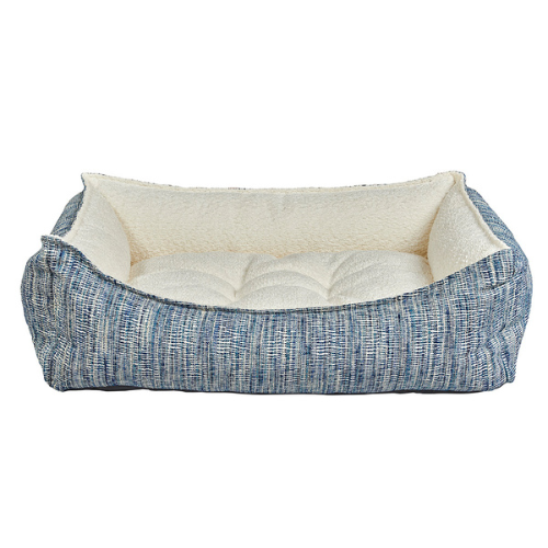 Bowsers Scoop Bolstered Nesting Dog Bed — Chenille Portofino / Milkshake Terry