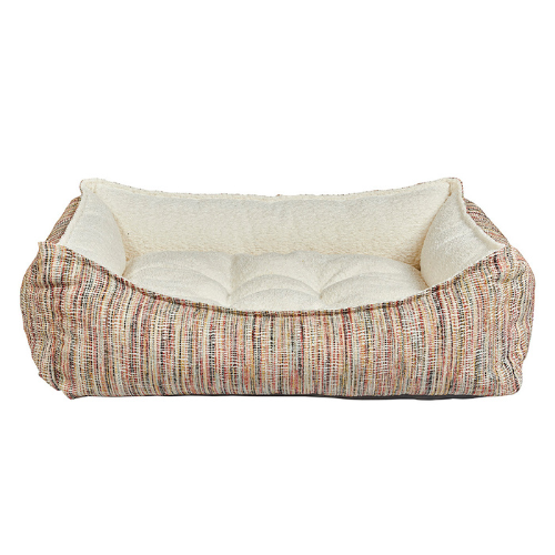 Bowsers Scoop Bolstered Nesting Dog Bed — Chenille Sorrento / Milkshake Terry