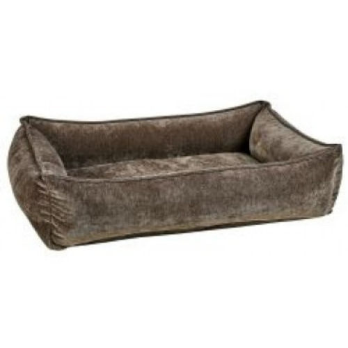 Bowsers MicroVelvet Urban Lounger Dog Bed — Carbon BlackBed — Carbon 