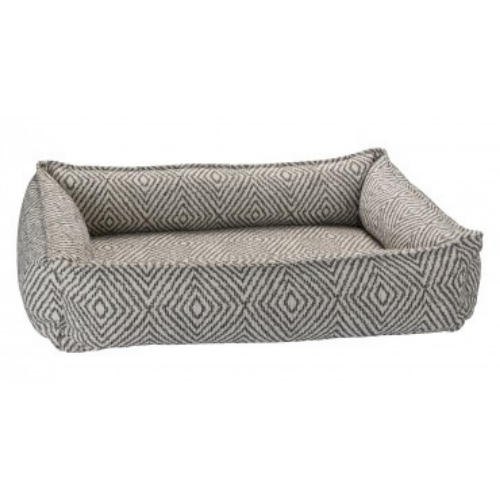 Bowsers Jacquard Urban Lounger Rectangle Nest Dog Bed — Diamondback