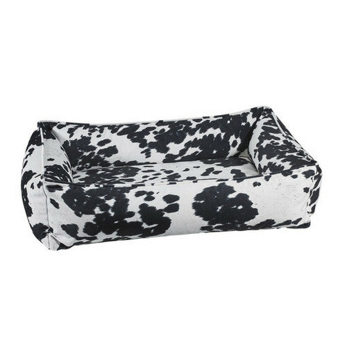 Bowsers Pet MicroVelvet Urban Lounger Rectangle Nest Dog Bed — Wrangler