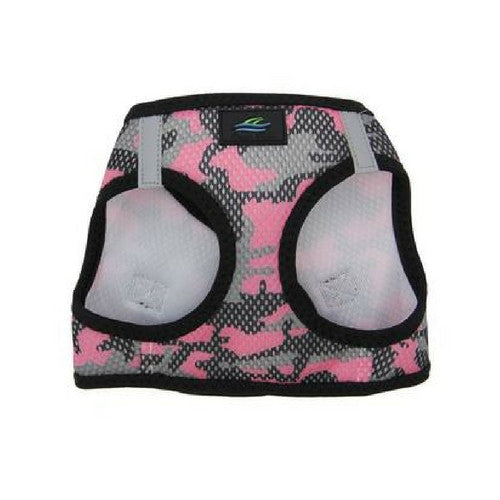 Doggie Design Cano American River Choke Free Dog Harness — Pink Camo Front View