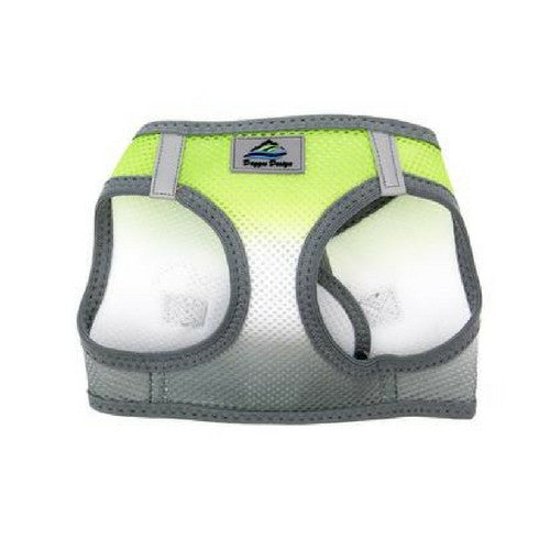 Doggie Design Ombre American River Choke Free Dog Harness — Limestone Gray Front View