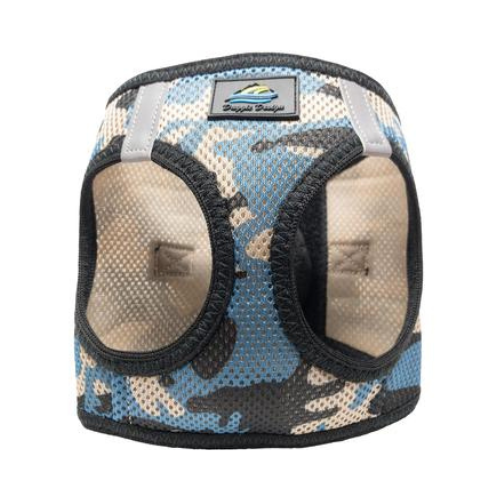 Doggie Design Camo American River Choke Free Dog Harness — Blue Camo