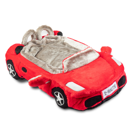 Dog Diggin Designs Red Furrari Sports Car Lounge Designer Dog Bed