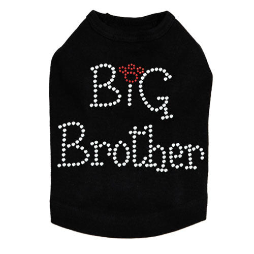 Dog In The Closet Big Brother Dog Tank Dog Shirt Black