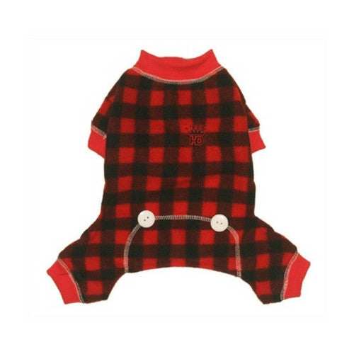 Hip Doggie Buffalo Check Lumberjack Jumper Dog Pajamas