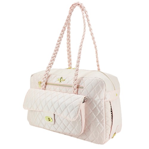 Hello Doggie Porsha Dog Travel Carrier — Blush