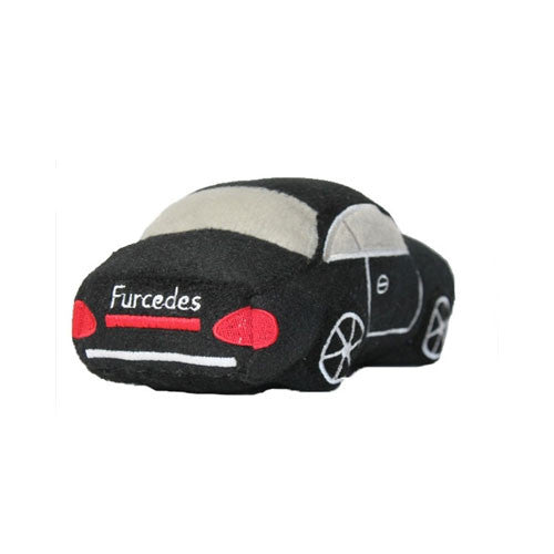 Haute Diggity Dog Furcedes Car Designer Plush Dog Toy Back View