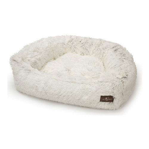 Jax & Bones Plush Faux Fur Napper Nesting Dog Bed — Arctic Shag