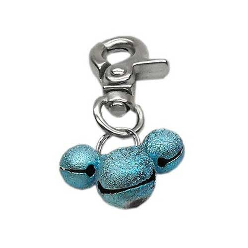 Mirage Pet Products Bell Dog Collar Charm — Aqua