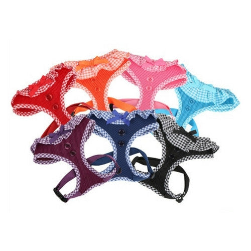 PUPPIA Vivien Soft Collar Adjustable Dog Harness A Color Options