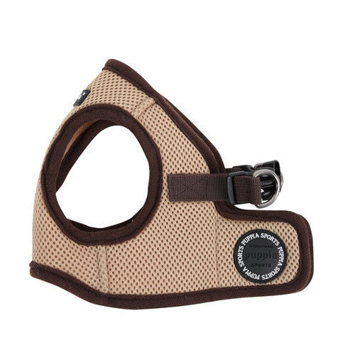 PUPPIA Soft Vest B Air Mesh Adjustable Dog Harness — Beige