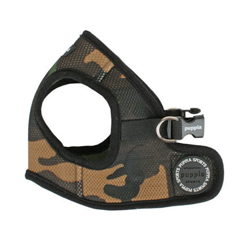 PUPPIA Soft Vest B Air Mesh Adjustable Dog Harness — Camo