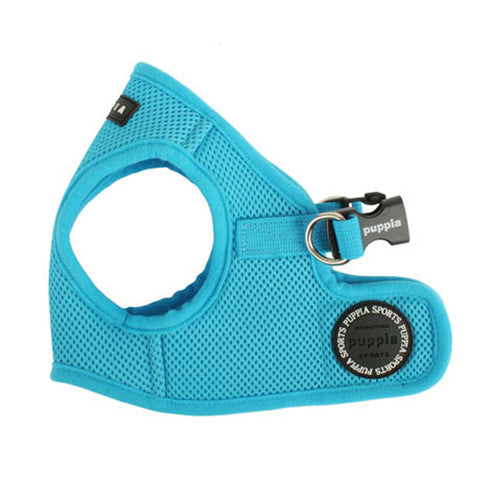 PUPPIA Soft Vest B Air Mesh Adjustable Dog Harness — Sky Blue