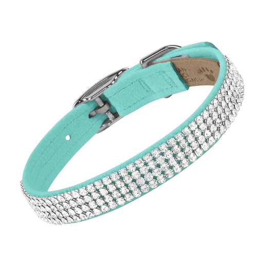 Susan Lanci Designs Giltmore 4 Row Collar — Tiffi Blue