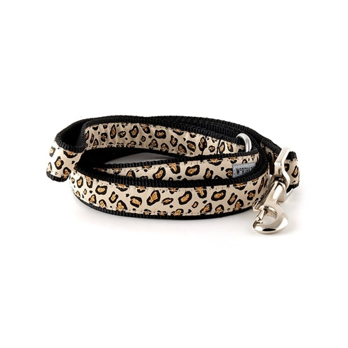 The Worthy Dog Cheetah Ribbon Nyon Dog Lead