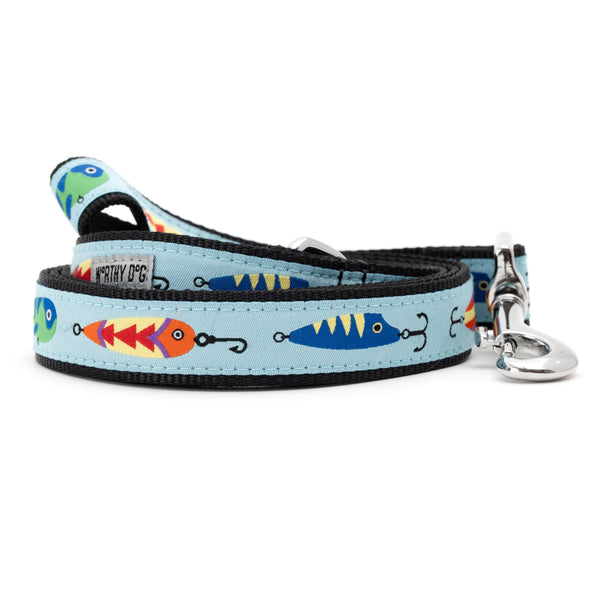 The Worthy Dog Gone Fishin' Fishing Lure Ribbon Nylon Webbing Lead