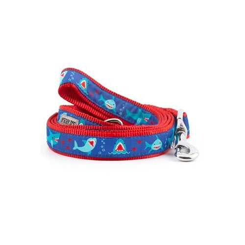 The Worthy Dog Shark Chomp Ribbon Nylon Lead