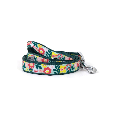 The Worthy Dog Spring Bouquet Ribbon Nylon Webbing Lead