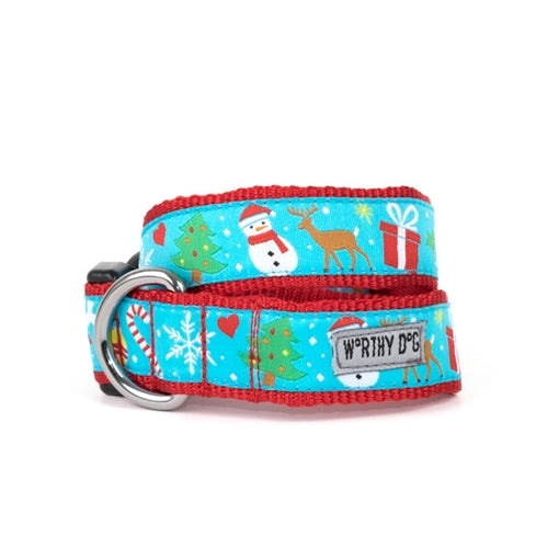 The Worthy Dog Winter Wonderland Dog Collar